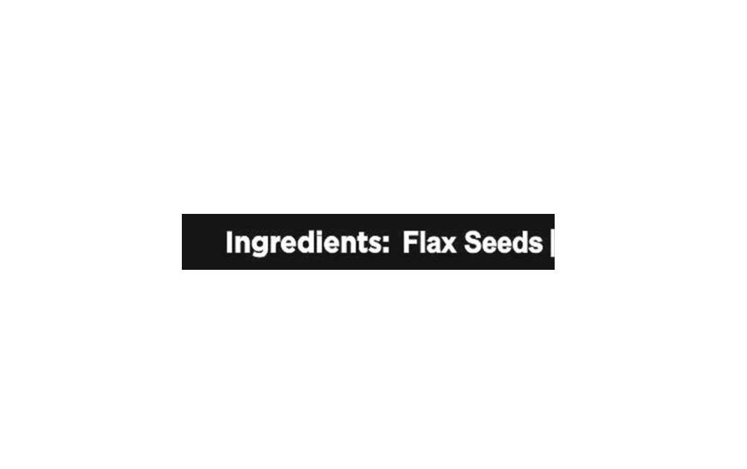 Salz & Aroma Flax Seeds    Plastic Jar  350 grams